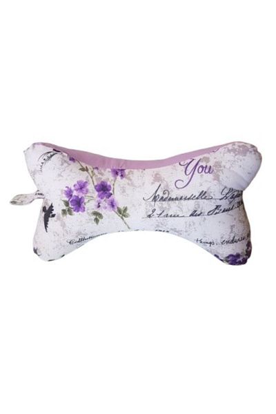 MAGIC DECO WORLD Vieux Paris decorative pillow, with ergonomic design, for reading, traveling, relaxation.
