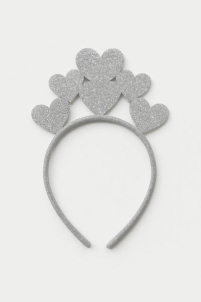 Magu Girl's Glitter Heart Princess Crown – Party and Birthday Accessory