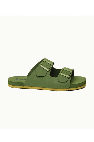 Lemoors Gala Khaki Color Inside and Upper Cover Eva Sole Rubber Daily Slippers Suitable for Beach Use