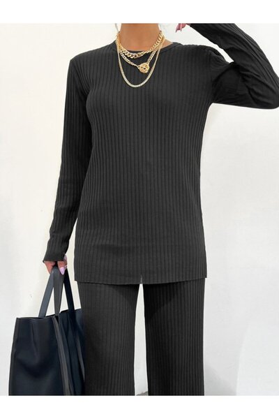 COjans Crew Neck Camisole Suit -Anthracite