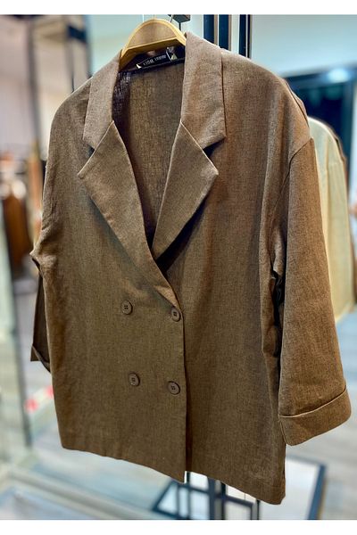 hancez Λινό παλτό Oversize 257229