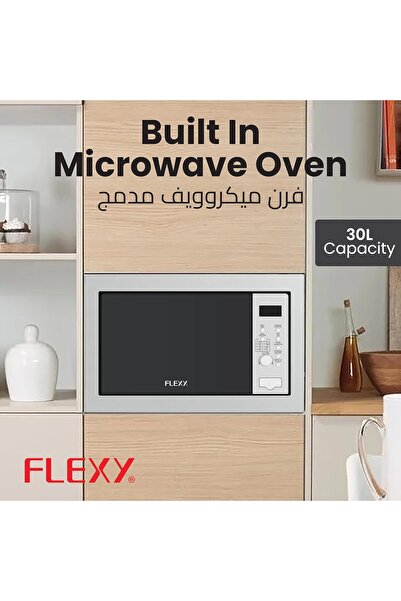 flexy Flexi 30L 950W Built-in Microwave with Grill and 8 Programs
