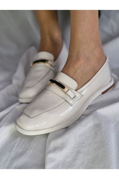 aayak&kabımofficial Women's Loafer Shoes with Stylish Metal Buckle – for Casual and Office Combinations