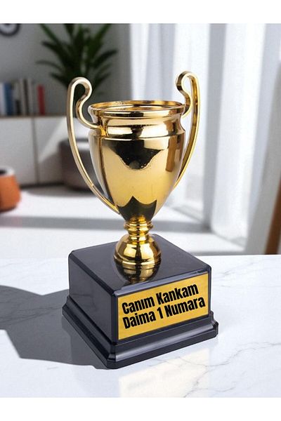 lili hediyelik My Dear Kankam Written Award Success Championship Trophy - Kankaya Gift Gift Box Item
