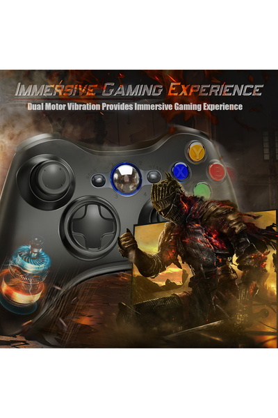 ErginGroup Xbox 360 PC PS3 Android Uyumlu Kablosuz Wireless Oyun Kolu Joystick Gamepad Titreşimli
