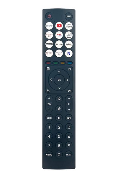 The Bros ERF3C86 ERF3C86H voice Replaced Remote Control-Fit for-Hisense Smart TV 65E78HQ 100L5HD