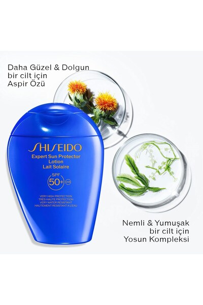 Shiseido Yüksek Koruma Sağlayan Suya ve Isıya Karşı Dirençli Güneş Losyonu 150 ML