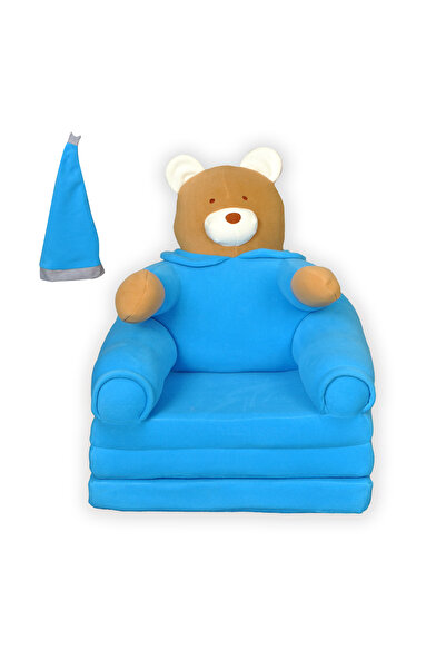 Berrinstore Portatif Polar Dolum Katlanır Ayıcık Çocuk Koltuğu, Çocuk Yatağı,...