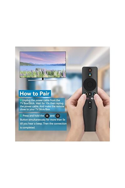 The Bros جهاز التحكم عن بعد الصوتي متوافق مع جهاز MI-Xiaomi TV Box S
