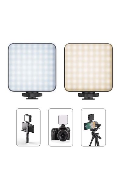 APEXEL Apexel 64 LED fill light with cold shoe mount
