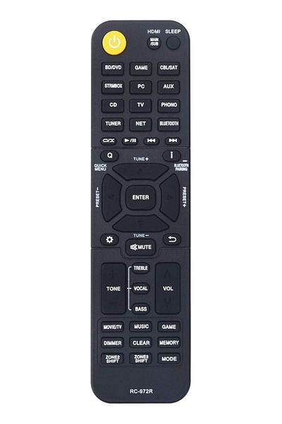 The Bros New RC-972R Replaced Remote Control-Fit for-Onkyo AV Receiver TXNR797 TX-NR696 TX-NR595 TX-NR6100