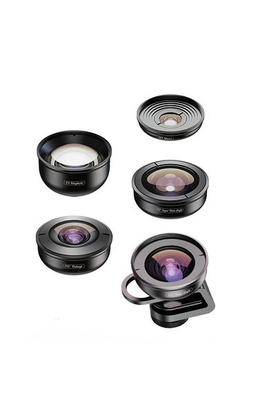 APEXEL Set of 5 professional lenses from Apexel for iPhone, Samsung, Huawei, Oppo