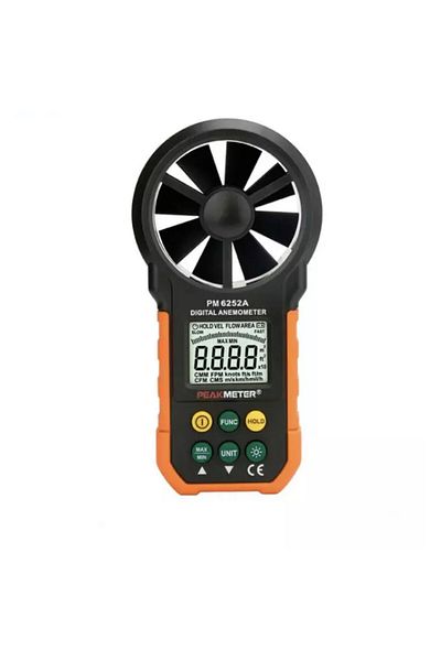 PEAKMETER Professional anemometer PEAKMETER PM6252A for measuring wind and air flow