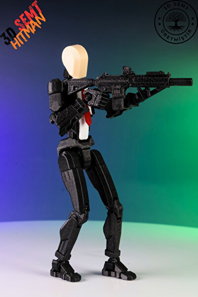3DSEMT 3d Dummy Figür | Hareketli, Pozlanabilir Koleksiyon Modeli | Hitman Ve...