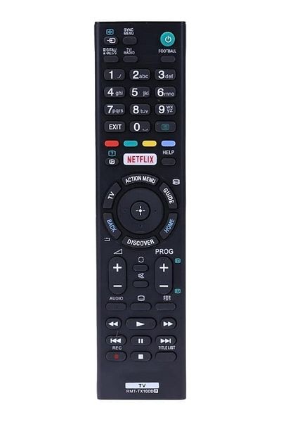 The Bros Replacement Compatible Rmt-Tx100D Remote Control Replacement For Sony Tv Remote Control