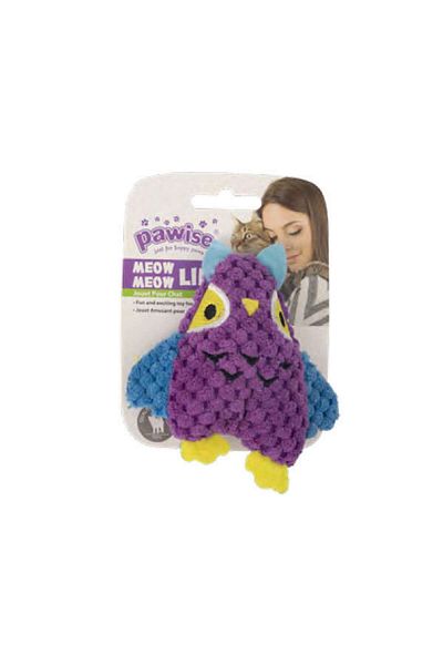 Pawise Knitted Cat Toy Owl Svlrs