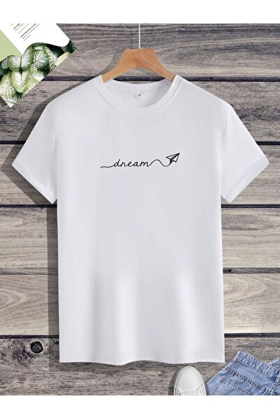 EYAX MODA Tricou UNISEX imprimat cu croială lejeră