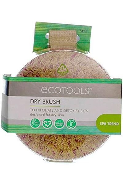 Ecotools Dry Brush To Exfoliate And Detoxify Skin Pack Of 3