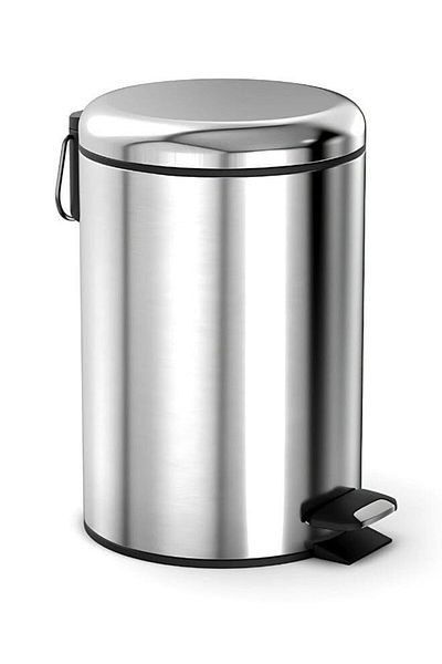 AKC 40L Stainless Steel Pedal Trash Can with Lid – Silent Close & Anti-Odor | Hands-Free Foot Pedal Bin