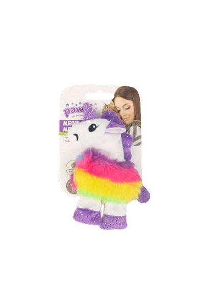 Pawise Knitted Cat Toy Rainbow Unicorn Svlrs
