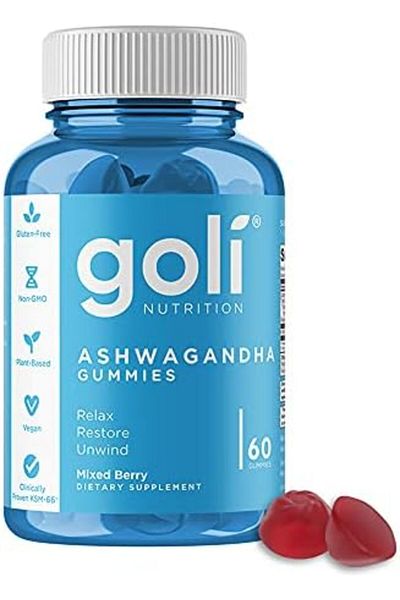 GOLİ Goli KSM66 Gluten-free Mixed Berry Ashwagandha Gummies (60 Pieces)