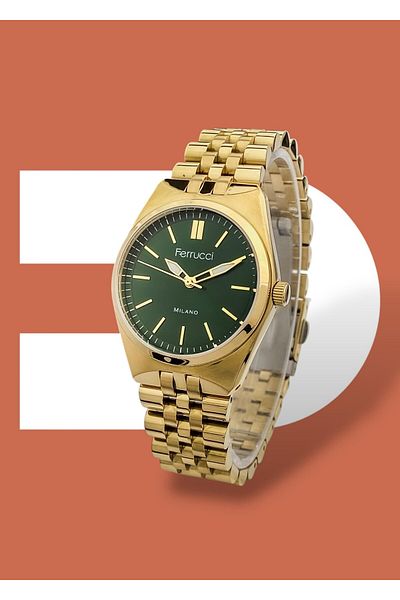 Ferrucci 3 Atm Waterproof Steel Cord Women's Wristwatch