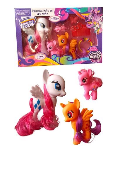PopŞeker Pony Dating Set: 3 Cute Characters and Accessories!