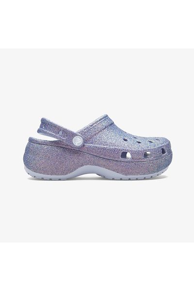 Crocs Papuci Platform Irid Glitter pentru femei mov
