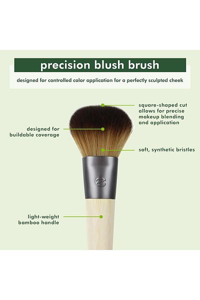 Ecotools Precision Blush Brush Cheeks Blush, Face Makeup Brush