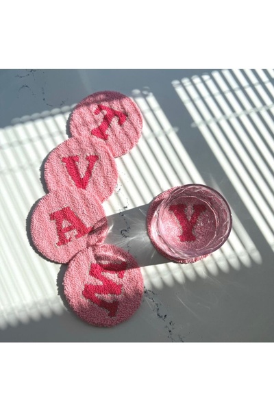 Librautumn Kişite Özel Harf Punch Bardak Altlığı