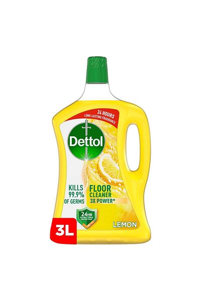 Dettol Antibacterial Power Floor Cleaner Lemon Scent 3L