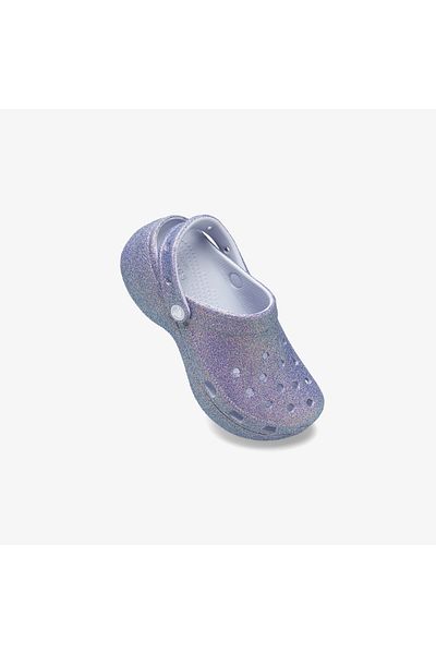Crocs Papuci Platform Irid Glitter pentru femei mov