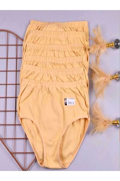 Tutku 12 Pack with Socks Gift Opportunity Product! Women's Bato 100% Cotton Panties 12 Pieces from Authentic Seller