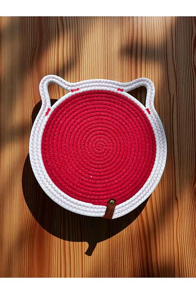 Essme Collection Cat Dog Food Mat Food Container Mat 26 Cm.