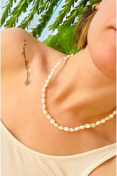 Markiz Takı Oyster Necklace 45 cm