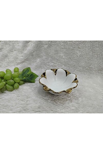 ROY KING ÇIRAĞAN HOME FLORA GOLD 6’lı YUVARLAK ÇEREZLİK SETİ KASE SETİ