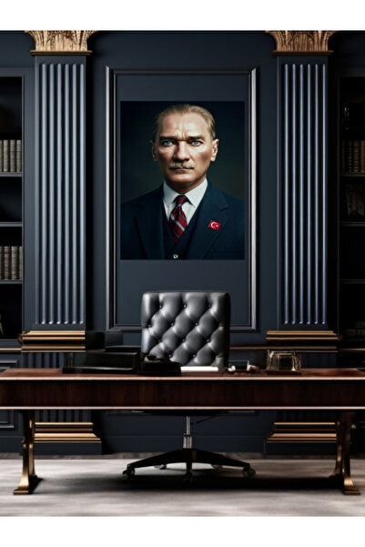 META CAM ATATÜRK TABLO CAM, OFİS,MODERN,DUVAR TABLO,ATATÜRK TABLO HEDİYELİK