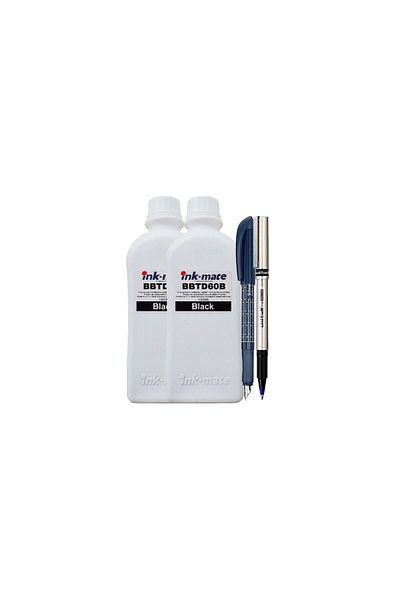 Ink-mate Brother BTD60BK Ink-Mate Comp Ink Bottle Set 2x1000ml Black, Schneider Pen, DeLuxe Roller