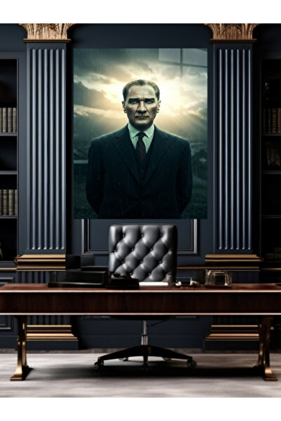 META CAM ATATÜRK TABLO CAM, OFİS,MODERN,DUVAR TABLO,ATATÜRK TABLO HEDİYELİK