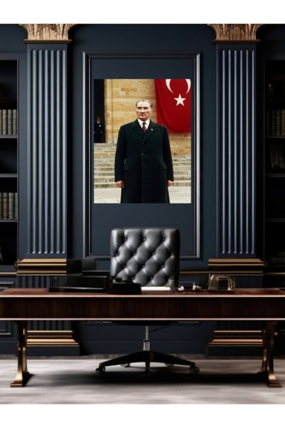 META CAM ATATÜRK TABLO CAM, OFİS,MODERN,DUVAR TABLO,ATATÜRK TABLO HEDİYELİK