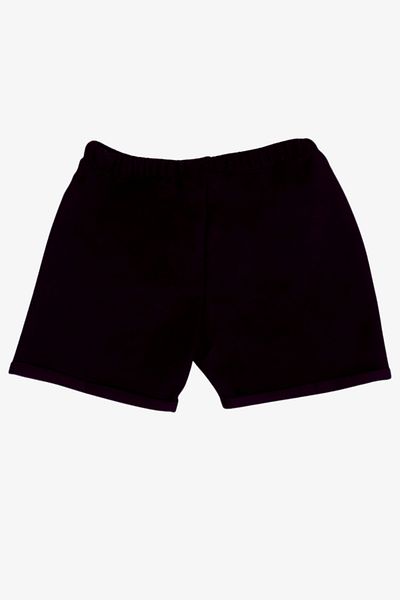Papiş Girls Shorts Swimsuit Bikini Top Combed Cotton Shorts Black Color Comfortable Fit
