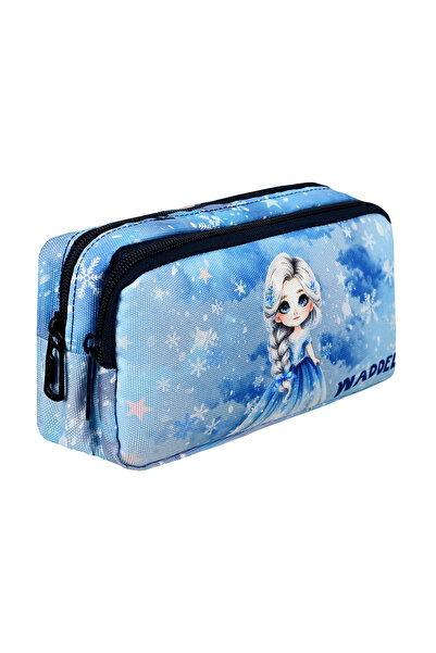 Niss Store New Mermaid Themed Two-Pocket Girl's Pencil Case