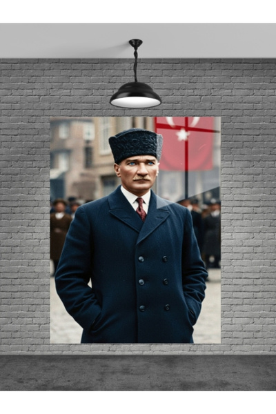 META CAM ATATÜRK TABLO CAM, OFİS,MODERN,DUVAR TABLO,ATATÜRK TABLO HEDİYELİK
