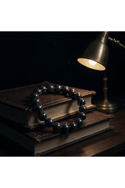 Padore Accessory Mental Clarity and Meditation: Hematite Natural Stone Bracelet