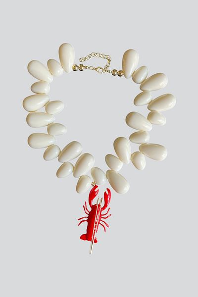 stravis Crab Tip Design Necklace