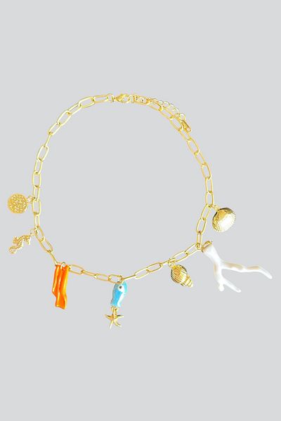 stravis Multi-Charmed Necklace