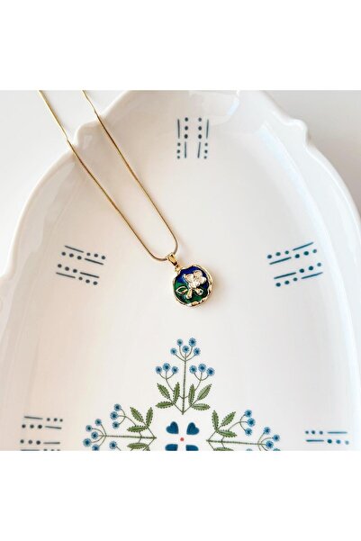 Vesce Atelier Linea di Fiore Çelik Kolye