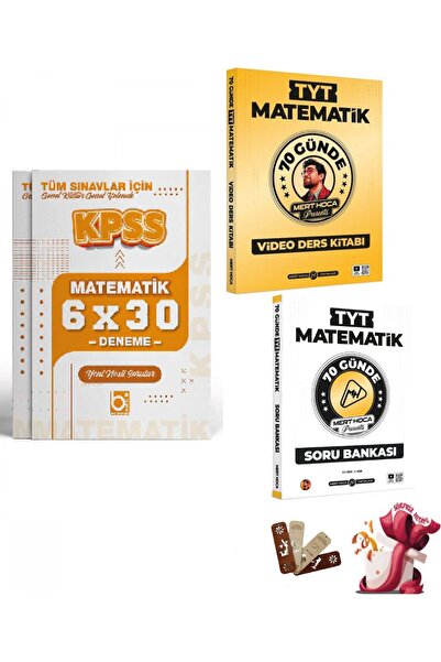 Bi bigelio 2026 YKS TYT 70 Günde Matematik Muhteşem 3lü Set Mert Hoca ve Bige...