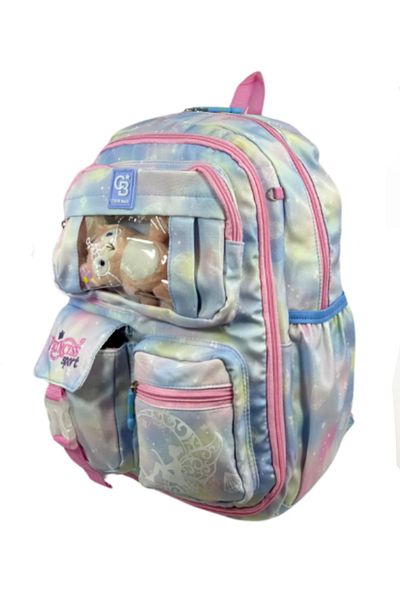 FHD BAGS Geantă de școală impermeabilă, multifuncțională, în stil coreean (importată)