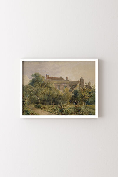 epiqart Greenfield House - White Frame